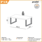 Kit Sala De Estar Design Industrial Dalla Costa 100% Mdf  Fre