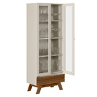 Kit Sala De Jantar Aparador Mason 04 Portas Com Cristaleira G