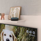 Kit Sala Estar Completa Painel Tv 32" Prateleira Suspensa Rac