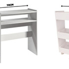 Kit Salão Manicure Carrinho Para Esmalte E Mesinha