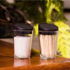 Kit Saleiro E Paliteiro Preto