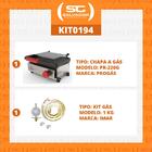 Kit - Sanduicheira Mini Grill Gás Pr-220g + Kit Gás - Progás