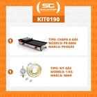 Kit - Sanduicheira Prensa Conjugada A Gás Para Lanches Pr-880