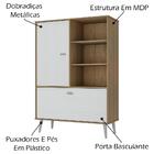 Kit Sapateira 2 Portas E Comoda 3 Gavetas Avela Branco Hec