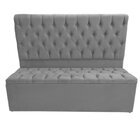 Kit Sapateira Baú + Cabeceira Sonho Casal Corino Cinza