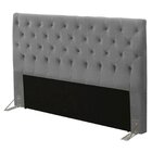 Kit Sapateira Baú + Cabeceira Sonho Casal Suede Cinza