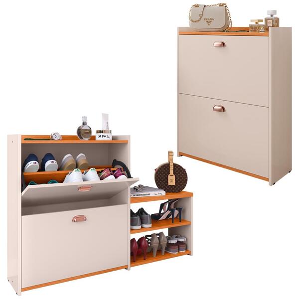 Kit Sapateira Closet Prateleira Organizadora Calçados Banquin