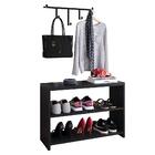 Kit Sapateira Organizadora Calçados Banqueta Cabideiro Pendur