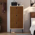 Kit Sapateira Vertical 3 Gavetas Basculantes Dark Off White/r