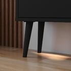 Kit Sapateira Vertical 3 Gavetas Basculantes Dark Preto E 2 M