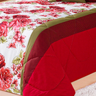 Kit Savana Queen Casa Dona 7 Peças Floral Vermelho