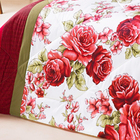 Kit Savana Queen Casa Dona 7 Peças Floral Vermelho