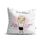 Kit Secretária Feminino Caneca Almofada E Agenda Cabelo:loiro