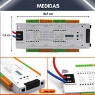 Sensor Led Escada Kit Sensor De Movimento Led P/ Escada 32 Canais + Fita 5m 240 + Fonte ...