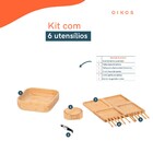 Kit Servir Petisqueira Talheres Bowl Abridor De Vinho 16 Pç O