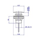 Kit Sifão Banheiro E Válvula Click Red Gold Deca