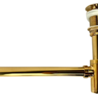 Kit Sifão com Válvula Click para Pias, Lavabos e Cubas Dourad