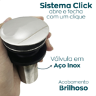 Kit Sifão Flexível Sanfonado Universal Lavatório E Válvula Cl