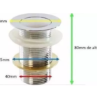 Kit Sifão Sanfonado Copo Pvc + Válvula Click