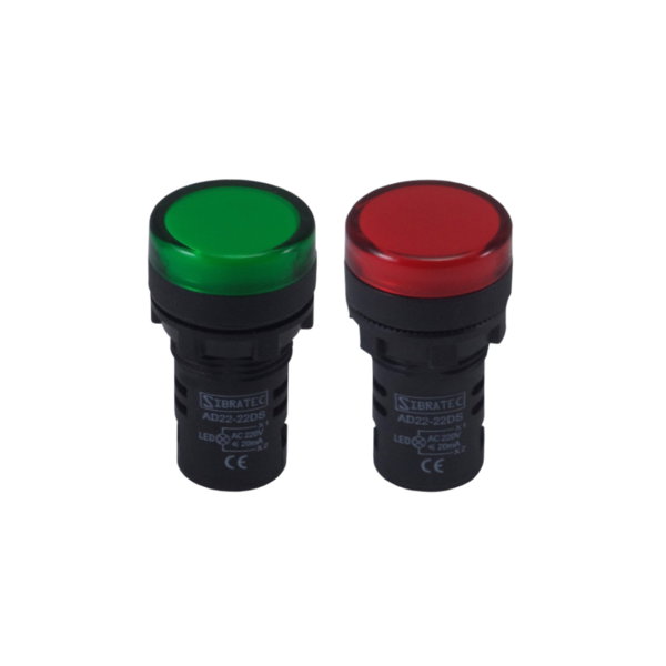 Kit Sinaleiro Led 22mm 127/220vca 2 Cores