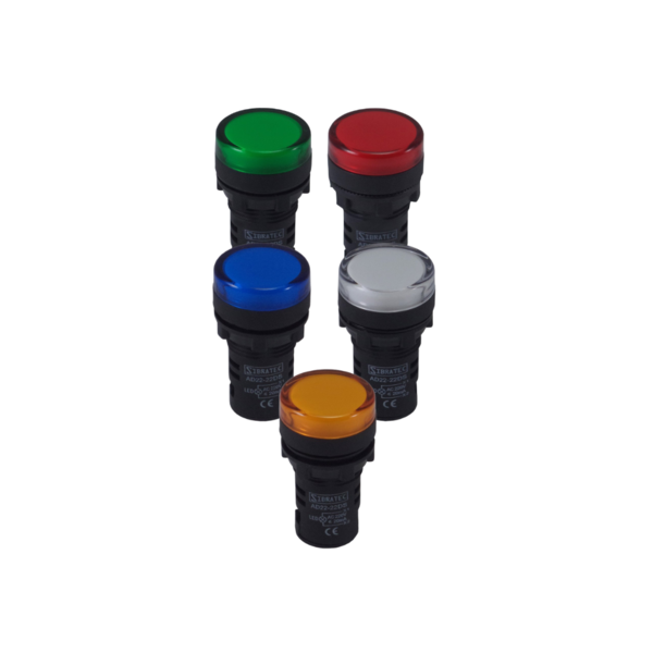 Kit Sinaleiro Led 22mm 127/220vca 5 Cores