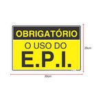Kit Sinalização Completo  Uso Obrigatório de EPI Pvc Adesivo