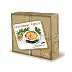 Kit Sobremesa Inox 4 Peças