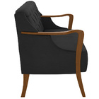 Kit Sofá 02 Lugares Sala Estar 135cm Com 02 Poltronas Coral P