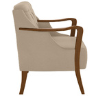 Kit Sofá 02 Lugares Sala Estar 135cm Com Poltrona Coral Pés D