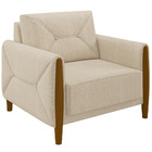 Kit Sofá 02 Lugares Sala Estar 165cm Com 02 Poltronas Berilo