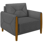 Kit Sofá 02 Lugares Sala Estar 165cm Com 02 Poltronas Berilo