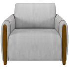 Kit Sofá 02 Lugares Sala Estar 168cm Com 02 Poltronas Flora P