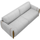 Kit Sofá 02 Lugares Sala Estar 168cm Com Poltrona Flora Pés D