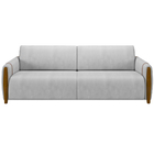 Kit Sofá 02 Lugares Sala Estar 168cm Com Poltrona Flora Pés D