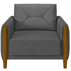 Kit Sofá 03 Lugares Sala Estar 220cm Com 02 Poltronas Berilo