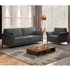 Kit Sofá 03 Lugares Sala Estar 222cm Com 02 Poltronas Stefan