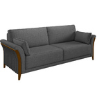 Kit Sofá 03 Lugares Sala Estar 222cm Com 02 Poltronas Stefan