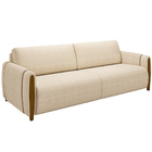 Kit Sofá 03 Lugares Sala Estar 223cm Com 02 Poltronas Flora P