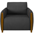 Kit Sofá 03 Lugares Sala Estar 223cm Com 02 Poltronas Flora P