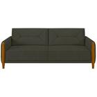 Kit Sofa 165 Cm E Poltrona Decorativa Malbec Linho Moll
