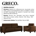 Kit Sofa 214 Cm E Poltrona Decorativa Greco Veludo Moll