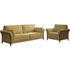 Kit Sofa 222 Cm E Poltrona Decorativa Royalle Linho Moll