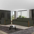 Kit Sofa 223 Cm E Poltrona Decorativa Encanto Linho Moll