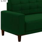 Kit Sofa 228 Cm E Poltrona Decorativa Dijon Veludo Moll