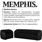 Kit Sofa 292 Cm E Poltrona Decorativa Memphis Corano Moll