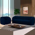 Kit Sofa 292 Cm E Poltrona Decorativa Memphis Veludo Moll