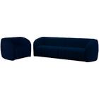 Kit Sofa 292 Cm E Poltrona Decorativa Memphis Veludo Moll