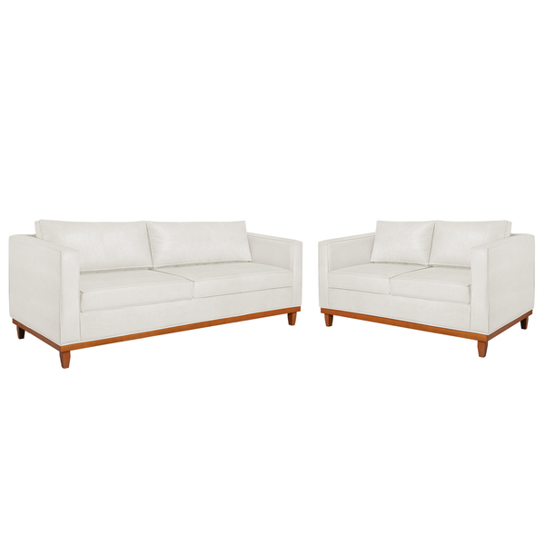 Kit Sofá 2 E 3 Lugares 180cm Europa Bouclé - Amarena Móveis -