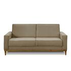 Kit Sofá 2 Lugares 1,80m E Poltrona Living Lavinia Linho Bege