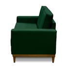 Kit Sofá 2 Lugares 1,80m E Poltrona Living Lavinia Linho Verd